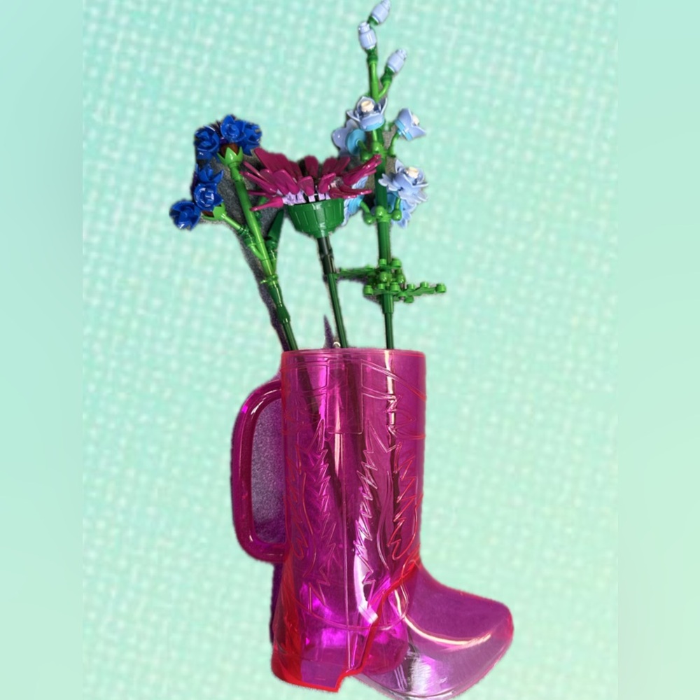 Hot Pink Cowboy Boot Mug Set